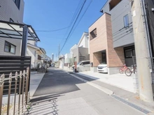 【千葉県/柏市旭町】柏市旭町四丁目古家付土地 前面道路私道、西側です。