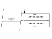 【千葉県/流山市江戸川台西】流山市江戸川台西1丁目　土地 区画図