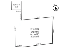 【千葉県/船橋市宮本】船橋市宮本8丁目 土地 区画図