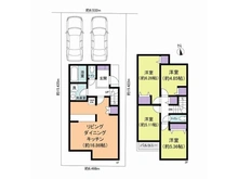 【東京都/町田市木曽東】町田市木曽東4丁目土地（区画2） 現地：参考プラン
