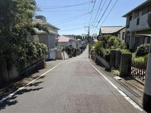 【神奈川県/大和市つきみ野】大和市つきみ野三丁目　土地 前面道路含む現地写真