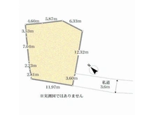 【神奈川県/横浜市保土ケ谷区西久保町】西久保町古家付き土地 区画図
