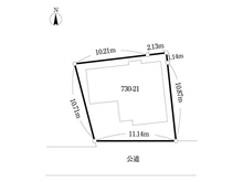 【東京都/練馬区関町南】練馬区関町南4丁目 土地 区画図