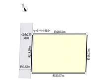 【東京都/武蔵野市吉祥寺本町】武蔵野市吉祥寺本町4丁目 土地 区画図
