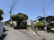 【神奈川県/横浜市青葉区元石川町】青葉区元石川町　土地 前面道路含む現地写真