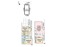【東京都/杉並区南荻窪】杉並区南荻窪4丁目 土地 区画図