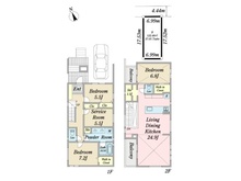 【東京都/杉並区南荻窪】杉並区南荻窪4丁目 土地 建物プラン例（間取り図）