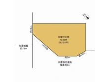 【大阪府/大阪市東淀川区大桐】大阪市東淀川区大桐1丁目土地 区画図