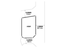 【千葉県/市川市北方町】市川市北方町4丁目 土地 区画図