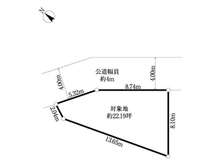 【東京都/板橋区西台】板橋区西台3丁目 土地 区画図