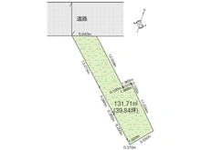 【東京都/江戸川区北葛西】江戸川区北葛西1丁目 土地 区画図