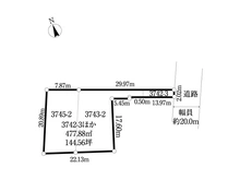 【東京都/江戸川区東葛西】江戸川区東葛西8丁目 土地 区画図