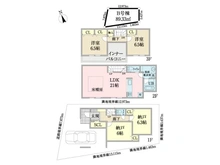 【東京都/江戸川区中葛西】江戸川区中葛西1丁目 土地 区画図