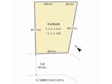 【東京都/品川区東大井】東大井4丁目古家付土地 区画図