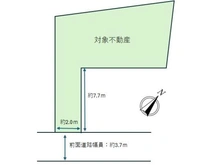 【東京都/杉並区高円寺南】杉並区高円寺南一丁目　土地 区画図