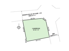 【東京都/西東京市住吉町】西東京市住吉町2丁目土地 区画図