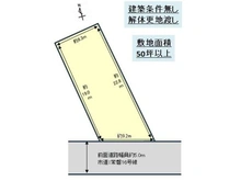 【大阪府/堺市北区常磐町】堺市北区常磐町3丁 土地 区画図
