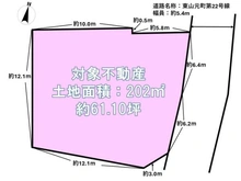 【愛知県/名古屋市千種区東山元町】名古屋市千種区東山元町 区画図