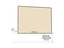 【千葉県/柏市南逆井】千葉県柏市南逆井4丁目 土地 区画図