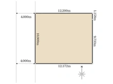 【東京都/三鷹市井口】東京都三鷹市井口4丁目 土地 区画図