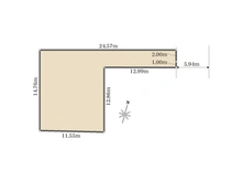 【東京都/小平市学園東町】東京都小平市学園東町 土地 区画図