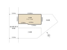 【東京都/杉並区上井草】東京都杉並区上井草4丁目 土地 区画図
