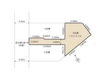 【東京都/杉並区上井草】東京都杉並区上井草4丁目 土地 区画図
