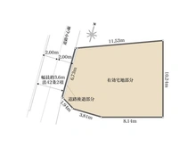 【東京都/杉並区荻窪】東京都杉並区荻窪1丁目 土地 区画図