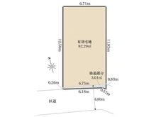 【東京都/世田谷区北烏山】東京都世田谷区北烏山4丁目 土地 区画図