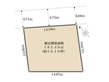 【東京都/狛江市岩戸南】東京都狛江市岩戸南3丁目 土地 区画図