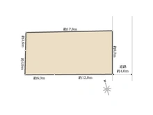 【東京都/府中市栄町】東京都府中市栄町1丁目 土地 区画図