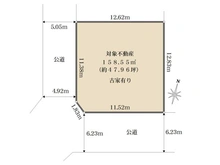 【兵庫県/宝塚市寿楽荘】兵庫県宝塚市寿楽荘 土地 区画図