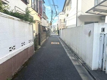 【東京都/文京区大塚】東京都文京区大塚4丁目 土地 東側前面道路です