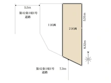 【東京都/国分寺市東恋ヶ窪】東京都国分寺市東恋ヶ窪6丁目 土地 区画図
