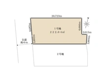 【兵庫県/神戸市東灘区本山北町】兵庫県神戸市東灘区本山北町6丁目 土地 区画図