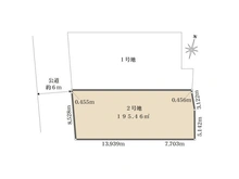 【兵庫県/神戸市東灘区本山北町】兵庫県神戸市東灘区本山北町6丁目 土地 区画図