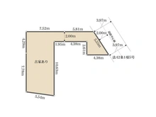 【東京都/足立区綾瀬】東京都足立区綾瀬6丁目 土地 区画図