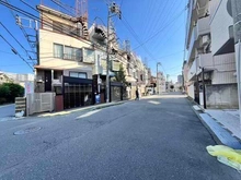 【神奈川県/川崎市川崎区下並木】神奈川県川崎市川崎区下並木 土地 西側公道の様子です。