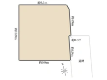 【埼玉県/さいたま市北区別所町】埼玉県さいたま市北区別所町 土地 区画図