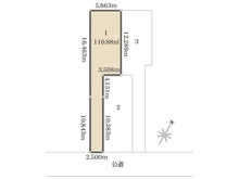 【埼玉県/さいたま市大宮区堀の内町】埼玉県さいたま市大宮区堀の内町1丁目 土地 区画図