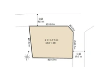 【東京都/八王子市狭間町】東京都八王子市狭間町 土地 区画図
