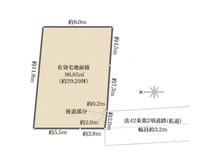 【東京都/文京区本駒込】東京都文京区本駒込3丁目 土地 区画図