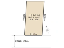 【愛知県/名古屋市千種区今池南】愛知県名古屋市千種区今池南 土地 区画図