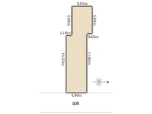 【京都府/京都市上京区松屋町通丸太町上る】京都府京都市上京区松屋町通丸太町上る三町目 土地 区画図