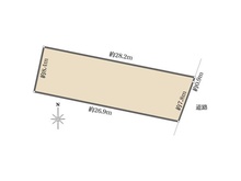 【京都府/京都市右京区鳴滝音戸山町】京都府京都市右京区鳴滝音戸山町 土地 区画図