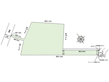 【千葉県/松戸市八ケ崎】松戸市八ケ崎4丁目 土地 区画図