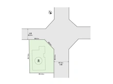 【千葉県/松戸市三矢小台】松戸市三矢小台3丁目 土地 区画図