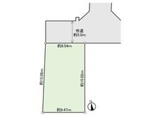 【千葉県/流山市大字東深井】流山市大字東深井 土地 区画図