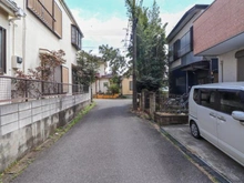 【千葉県/松戸市五香】松戸市五香1丁目 土地 北側より現地方向です