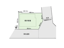 【千葉県/松戸市五香】松戸市五香1丁目 土地 区画図
